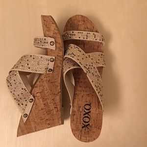 XOXO Benji Stud Wedges
